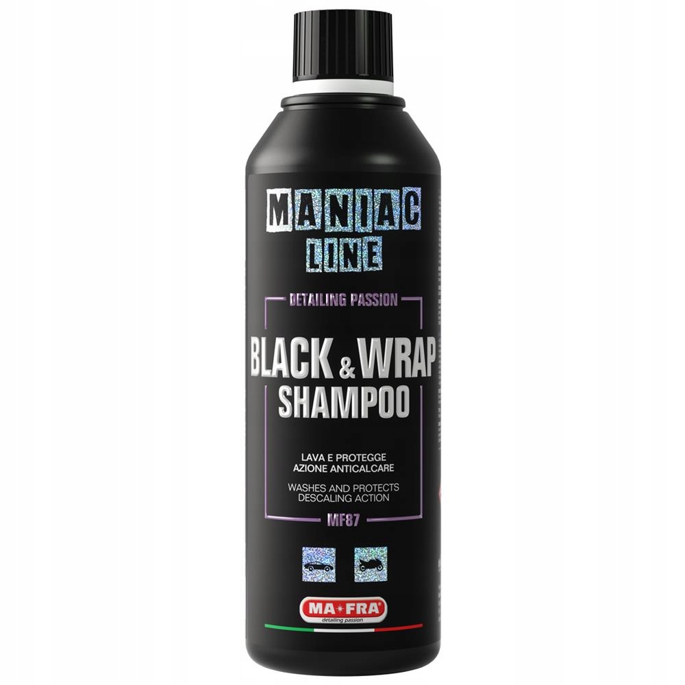 MANIAC LINE BLACK AND WRAP SHAMPOO