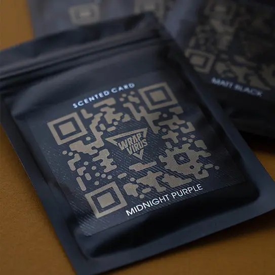 WrapVirus Scented Car Card "MIDNIGHT PURPLE"